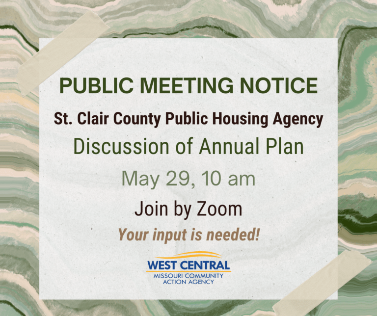 St. Clair County PHA Discussion of Annual Plan