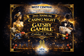 2nd annual casino night Gatsby gamble oct 3rd 2026 logo
